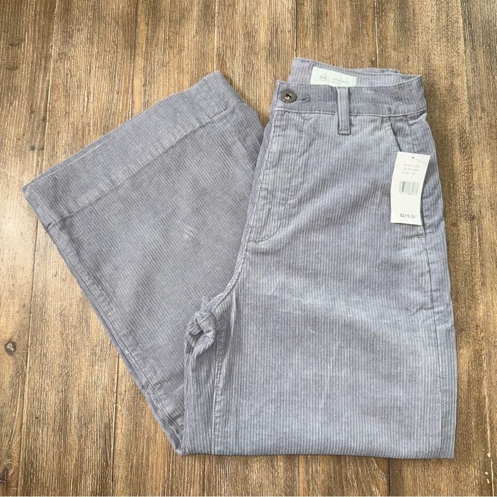 AG Adriano Goldschmied Tailored Deven High Rise Ultra Wide Leg Corduroy Trousers - Picture 5 of 14